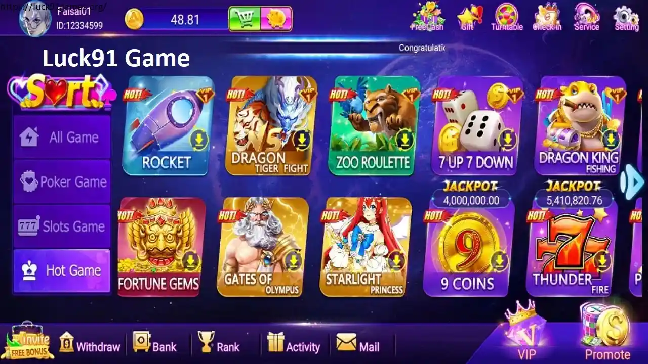 Lucky 91 Game 3